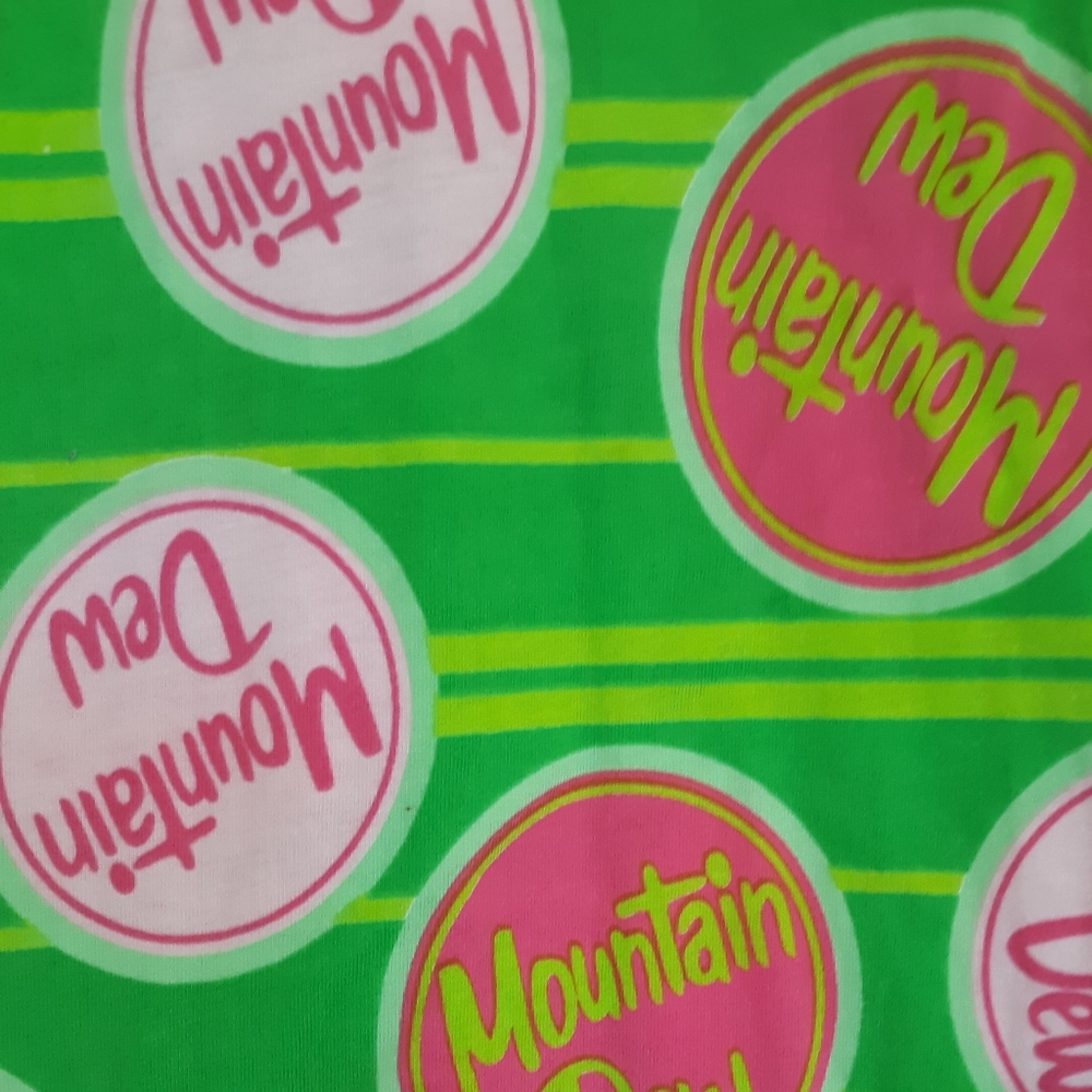 Official Mountain Dew vtg capri pants NWT XL *C7 - Picture 4 of 4